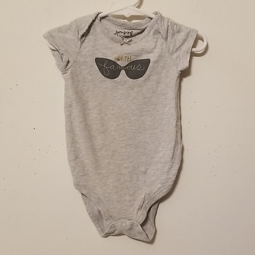 Jumping Beans Not Yet Famous Onesie